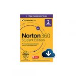 Norton 360 Student Edition 2022 – Antivirus software for 2 Devices – Includes VPN, PC Cloud Backup